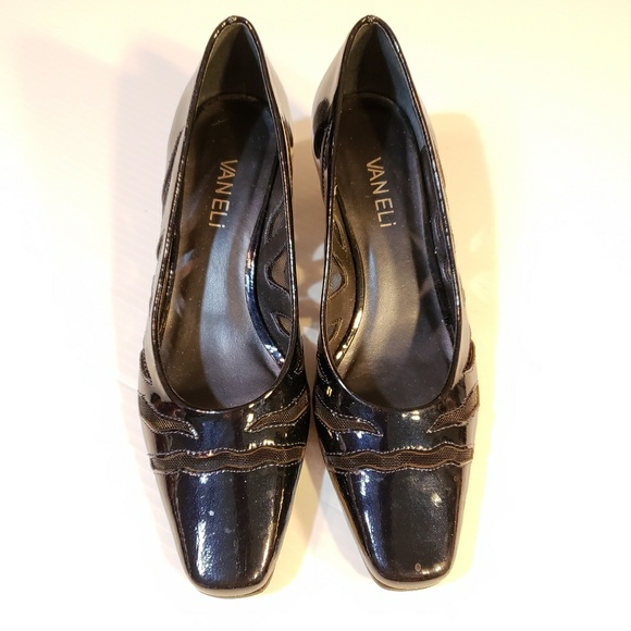 navy blue patent leather shoes